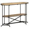 Stolik konsolowy, 110x42x76 cm, lite surowe drewno mango