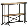 Stolik konsolowy, 110x42x76 cm, lite surowe drewno mango