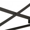 Stolik konsolowy, 110x42x76 cm, lite surowe drewno mango