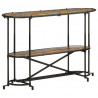 Stolik konsolowy, 110x42x76 cm, lite drewno z odzysku