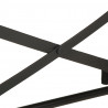 Stolik konsolowy, 110x42x76 cm, lite drewno z odzysku