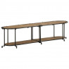 Szafka pod TV, 160x42x40 cm, lite surowe drewno mango
