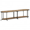 Szafka pod TV, 160x42x40 cm, lite surowe drewno mango