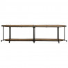 Szafka pod TV, 160x42x40 cm, lite surowe drewno mango