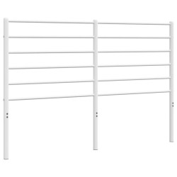 Metalowe wezgłowie, białe, 120 cm