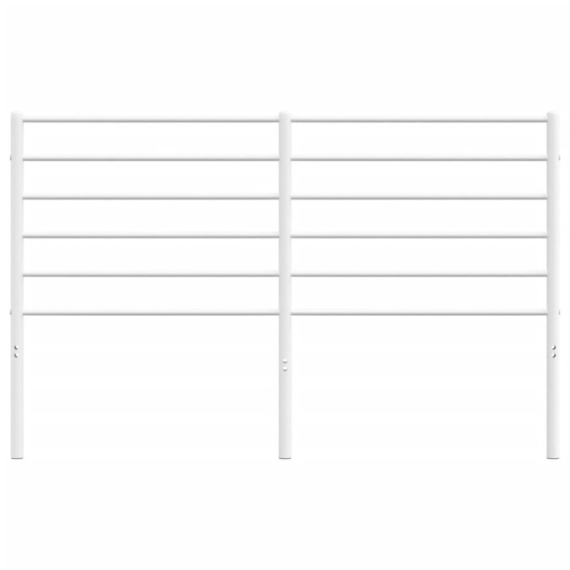 Metalowe wezgłowie, białe, 120 cm