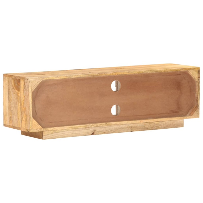 Szafka pod TV, 116x30x35 cm, lite drewno mango