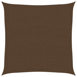 Żagiel przeciwsłoneczny, 160 g/m², brązowy, 3,6x3,6 m, HDPE