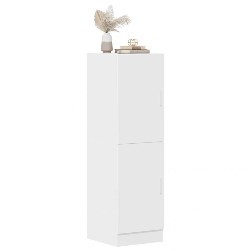 Szafka kuchenna, biała 38x41,5x131,5 cm materiał drewnopochodny