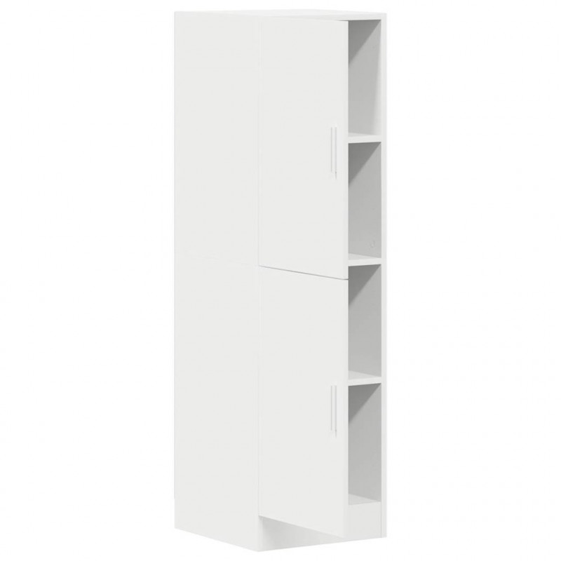 Szafka kuchenna, biała 38x41,5x131,5 cm materiał drewnopochodny