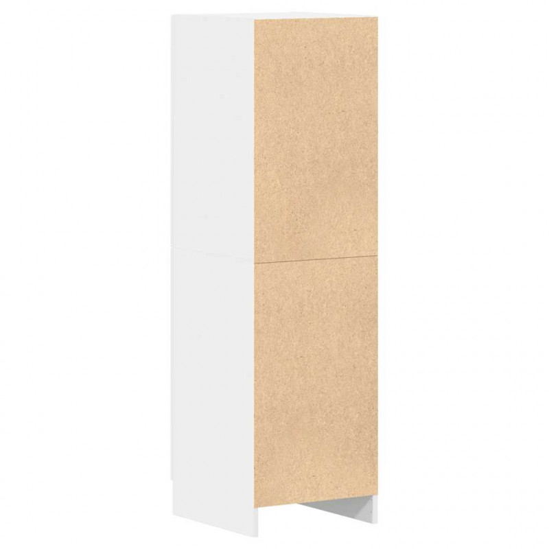 Szafka kuchenna, biała 38x41,5x131,5 cm materiał drewnopochodny