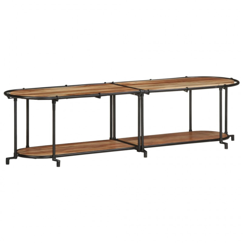 Szafka pod telewizor, 160x42x40 cm, lite drewno akacjowe