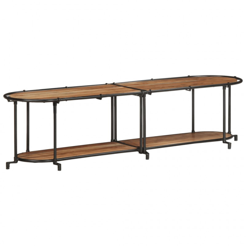 Szafka pod telewizor, 160x42x40 cm, lite drewno akacjowe