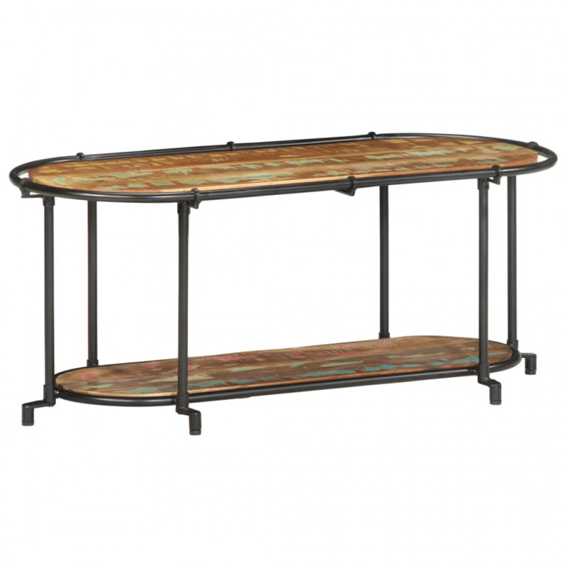 Szafka pod telewizor, 100x42x40 cm, lite drewno z odzysku