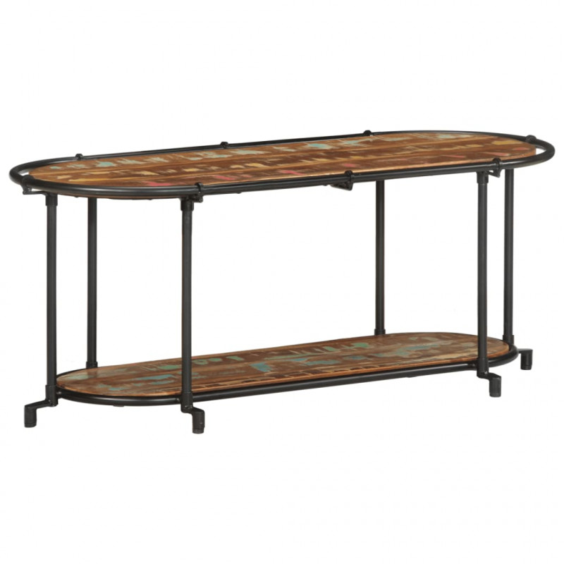Szafka pod telewizor, 100x42x40 cm, lite drewno z odzysku
