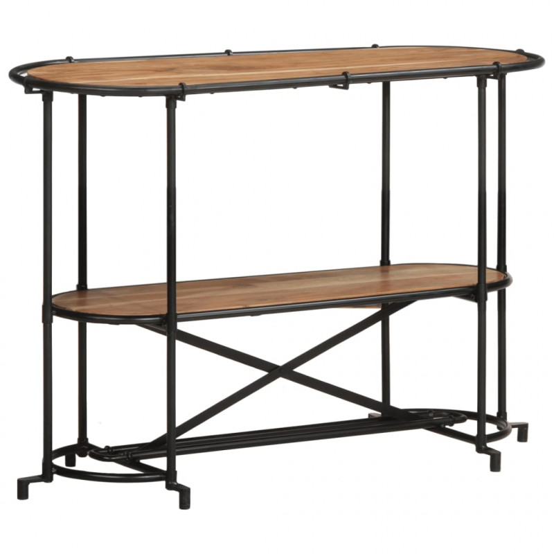 Stolik konsolowy, 110x42x76 cm, lite drewno akacjowe