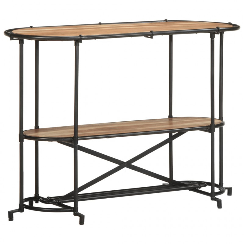 Stolik konsolowy, 110x42x76 cm, lite drewno akacjowe