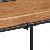 Stolik konsolowy, 110x42x76 cm, lite drewno akacjowe