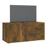 Szafka pod telewizor, przydymiony dąb, 80x34x36 cm