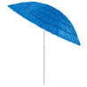 Parasol plażowy w hawajskim stylu, niebieski, 240 cm