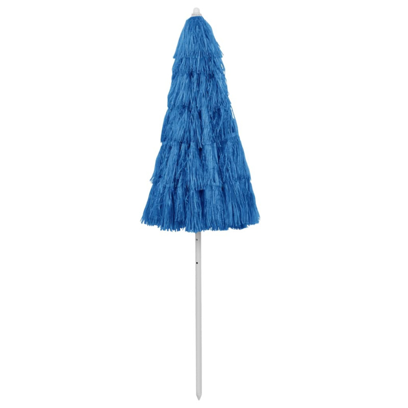 Parasol plażowy w hawajskim stylu, niebieski, 240 cm