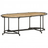 Stolik kawowy, 110x55x40 cm, lite surowe drewno mango