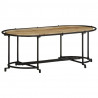 Stolik kawowy, 110x55x40 cm, lite surowe drewno mango