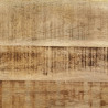 Stolik kawowy, 110x55x40 cm, lite surowe drewno mango