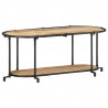Szafka pod TV, 100x42x40 cm, lite surowe drewno mango
