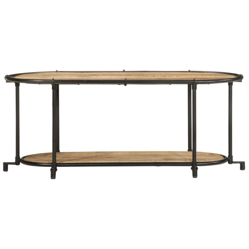 Szafka pod TV, 100x42x40 cm, lite surowe drewno mango