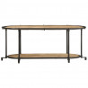 Szafka pod TV, 100x42x40 cm, lite surowe drewno mango