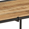 Szafka pod TV, 100x42x40 cm, lite surowe drewno mango