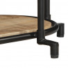 Szafka pod TV, 100x42x40 cm, lite surowe drewno mango