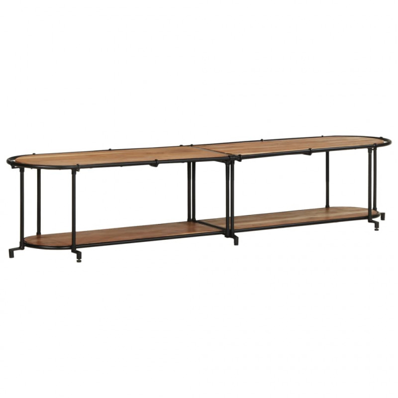 Szafka pod TV, 200x42x40 cm, lite drewno akacjowe