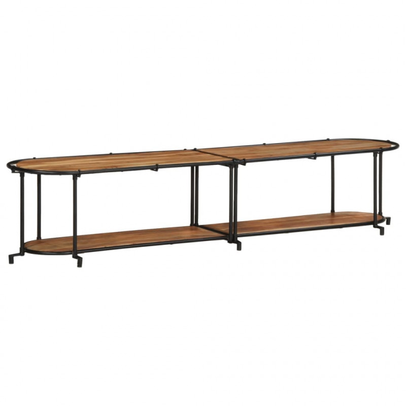 Szafka pod TV, 200x42x40 cm, lite drewno akacjowe
