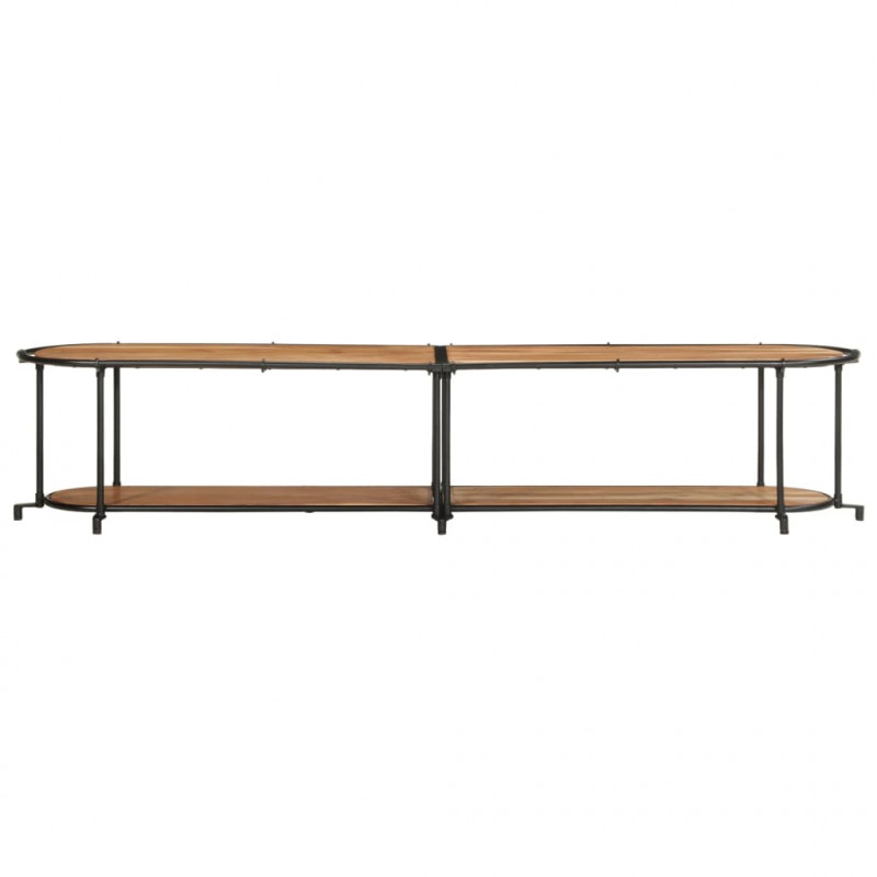 Szafka pod TV, 200x42x40 cm, lite drewno akacjowe