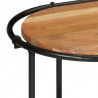 Szafka pod TV, 200x42x40 cm, lite drewno akacjowe