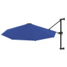 Parasol ścienny na metalowym słupku, 300 cm, niebieski