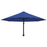 Parasol ścienny na metalowym słupku, 300 cm, niebieski