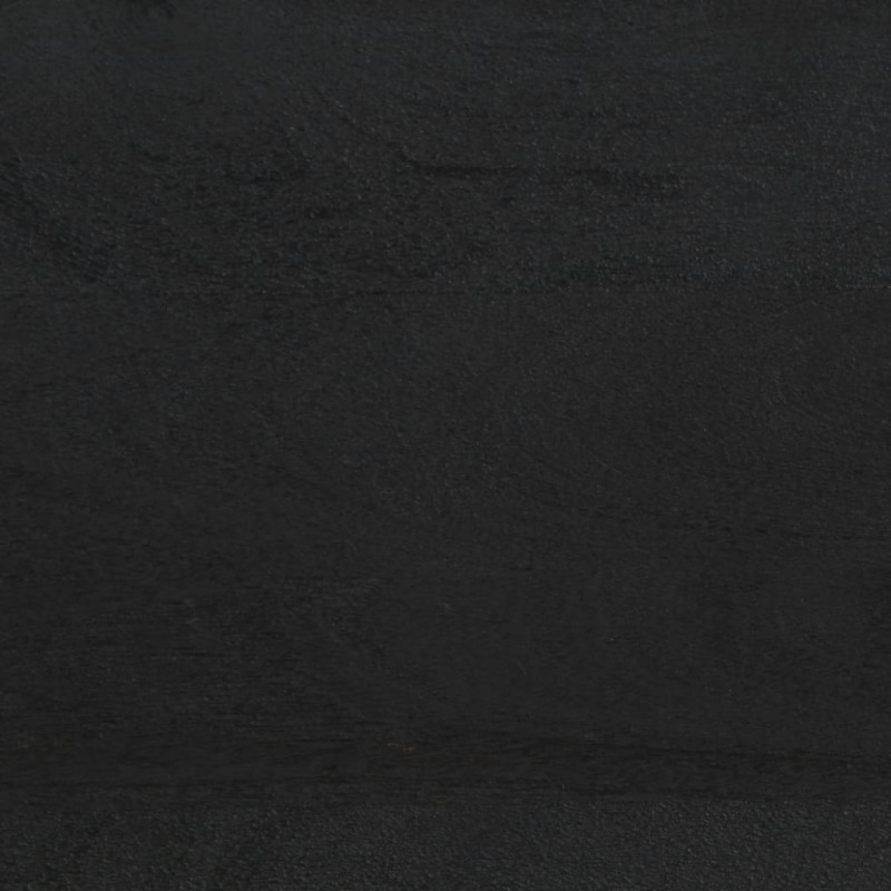 Szafka pod TV, czarna, 70x33x46 cm, materiał drewnopochodny
