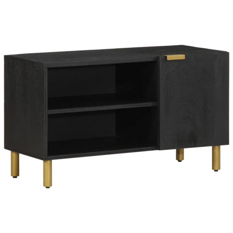 Szafka pod telewizor, czarna, 80x33x46 cm