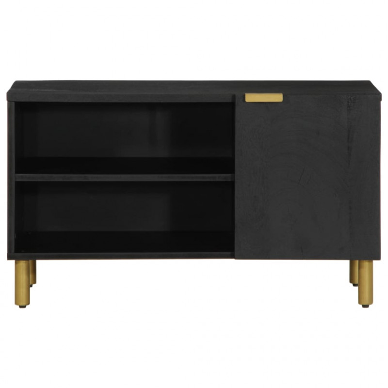 Szafka pod telewizor, czarna, 80x33x46 cm