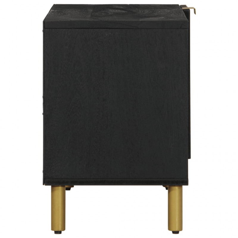 Szafka pod telewizor, czarna, 80x33x46 cm