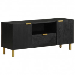 Szafka pod telewizor, czarna, 105x33x46 cm