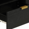Szafka pod telewizor, czarna, 105x33x46 cm