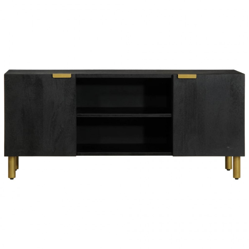 Szafka pod telewizor, czarna, 105x33x46 cm