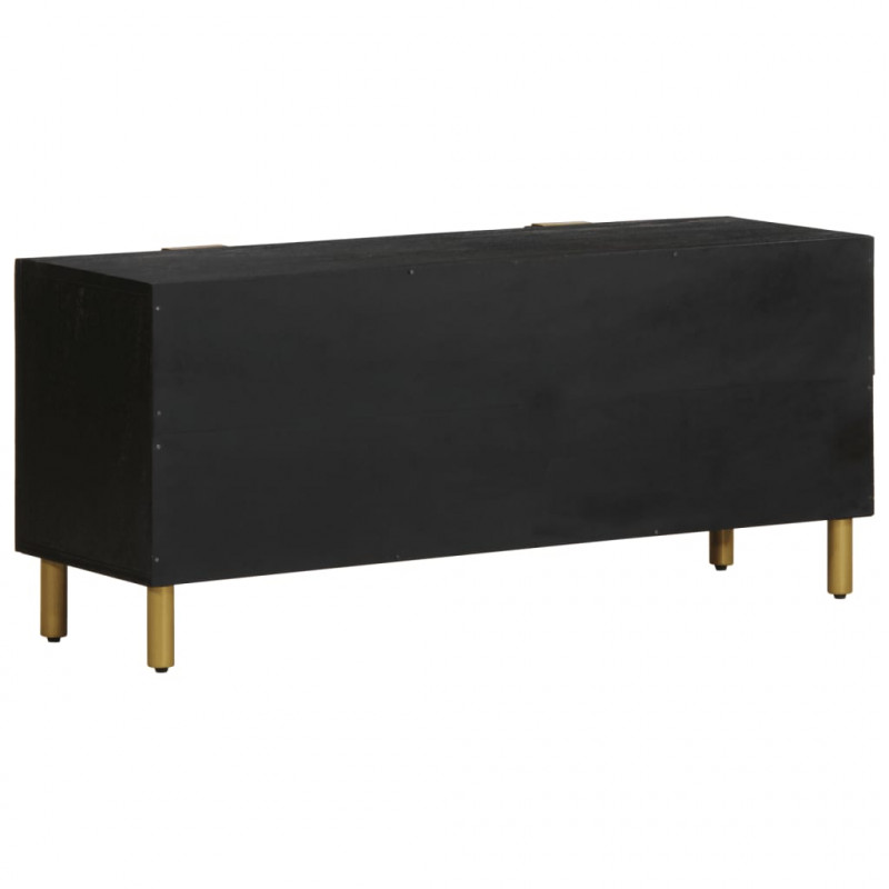 Szafka pod telewizor, czarna, 105x33x46 cm