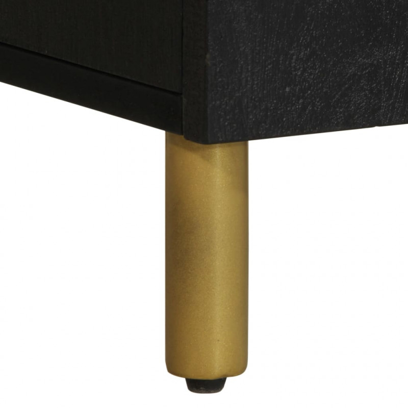 Szafka pod telewizor, czarna, 105x33x46 cm