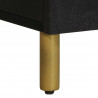 Szafka pod telewizor, czarna, 105x33x46 cm