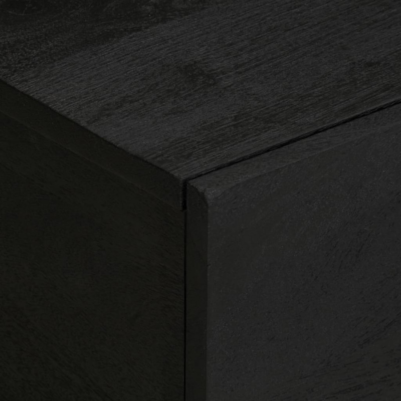 Stolik kawowy, czarny, 100x54x40 cm, materiał drewnopochodny